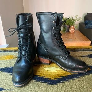 Durango lace up leather boot